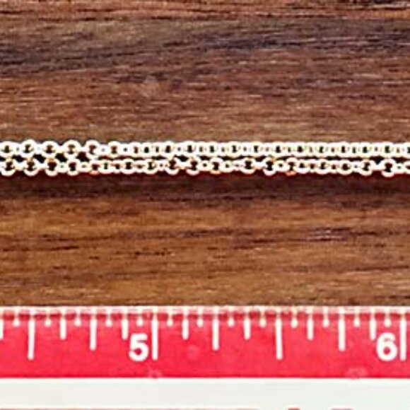 Pretty 14K Yellow Gold Genuine Floating Coin Pearl Necklace with 14K Rolo Chain - Picture 4 of 9